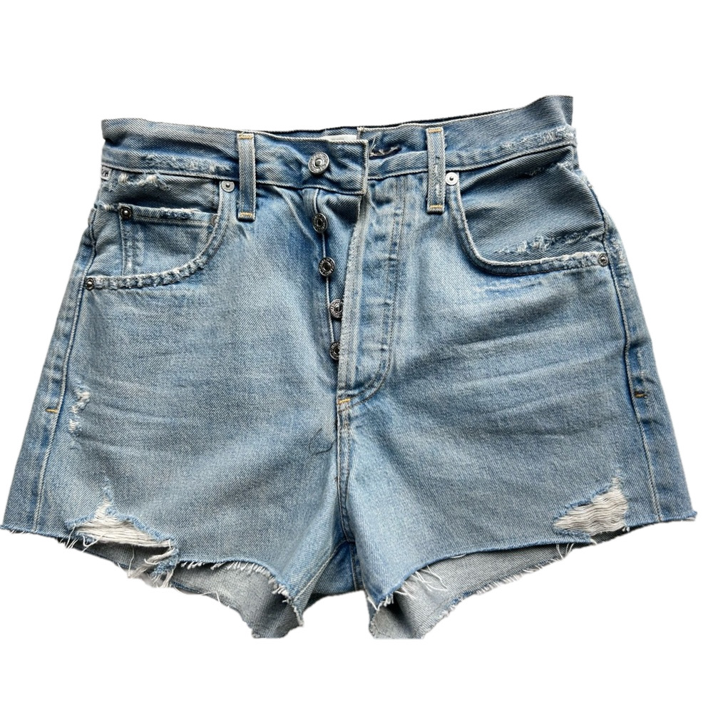Citizen of humanity Jean Short in Mallorca Light Blue Denim premium vintage